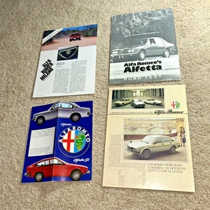 4 ALFA ROMEO Brochures - 1975 / 1976 / 1978 / 1986 - Picture 1 of 17