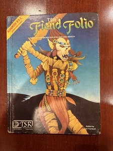 Advanced Dungeons & Dragons Fiend Folio  1981 TSR Hardback - Picture 1 of 4