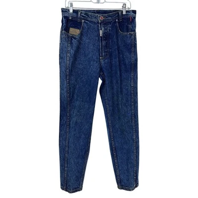 Vintage 90s Bugle Boy Jeans Men's 32x30 Blue Denim Tapered Leg Classic Style - Image 1 of 4