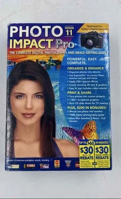 Nova Development Photo Impact Pro Version 11 Image Graphics Editing With Box - Image 1 of 4