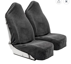 Terry Cloth Sweat Towel Seat Cover Carseat Towel Protector Great for Gym NEW 2pc - Picture 1 of 4