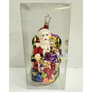 Vintage Birgit's Old World Christmas Ornament Santa's Place of Honor #142 of 500 - Picture 1 of 10