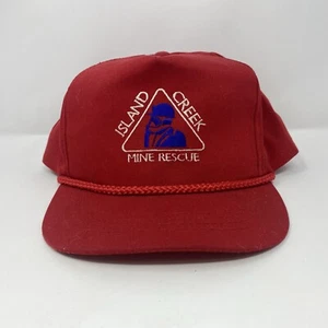 Red Island Creek Mine Rescue Snap Back Showcase Hat Coal Mine - Bild 1 von 10