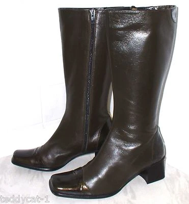 Hochw. Italienische Lederstiefel ~ braun ~ Gr. 37,5 ~ fast neu ~ BRUNELLA - Bild 1 von 2