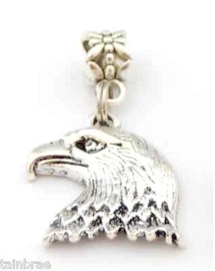 Eagle Head I Falcon Head Charm Dangle - Picture 1 of 3