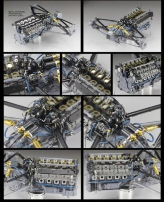 TD23280 Top Studio 1/12 Williams FW14B Early Model Engine Super Detail-Up Parts - Image 1 of 4