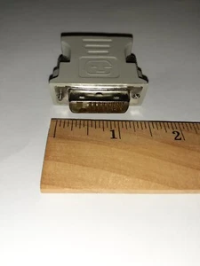NEW DVI to VGA ADAPTER (DVI-A 12+5 pin Male to VGA Female) Computer Monitor USA - Picture 1 of 10