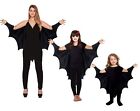 Gothic Vampire Bat Wings Costume Cape Fancy Dress Adult Kids Halloween Outfit UK