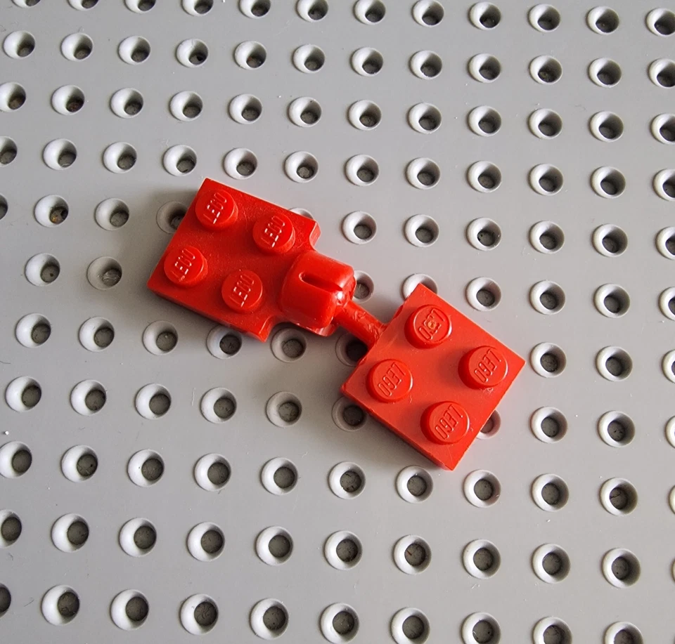Lego Anhängerkupplung Kupplung Rot Red brick car city 3730 3731 B011 - Bild 1 von 1