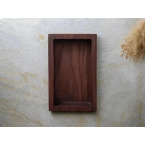 Walnut Wood Valet Tray - Handmade, Solid Wood, FREE SHIPPING - Picture 1 of 6