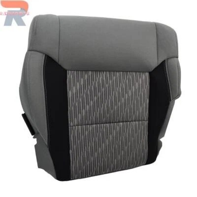 Cubierta de asiento de tela gris/negro para parte inferior del conductor delantero para Toyota Tundra 2014-2021 Foto 1 de 4