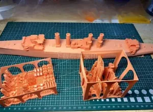 1/700 USS Marblehead Battleship 3D Printed Resin Unpainted Kit - Handmade - Bild 1 von 8