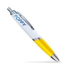 POPPY - Custom Yellow Name Pen Futuristic Blue  #201933