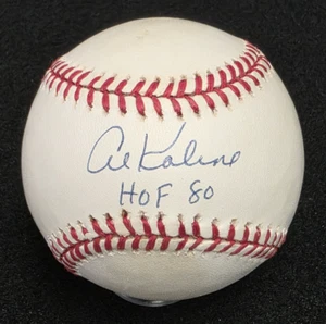 AL KALINE Signed Official 1980 HALL OF FAME MLB Baseball-DETROIT TIGERS-JSA - Picture 1 of 9