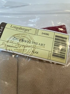 Longaberger 2012 Sweetheart Flax Liner #24090 New - Picture 1 of 3