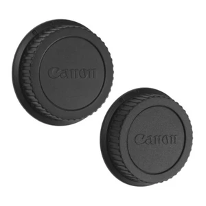 TAPA DE LENTE TRASERA ORIGINAL CANON X JUEGO DE 2 PIEZAS 4 LENTES EF EF-S #67 / EX++ - Imagen 1 de 2