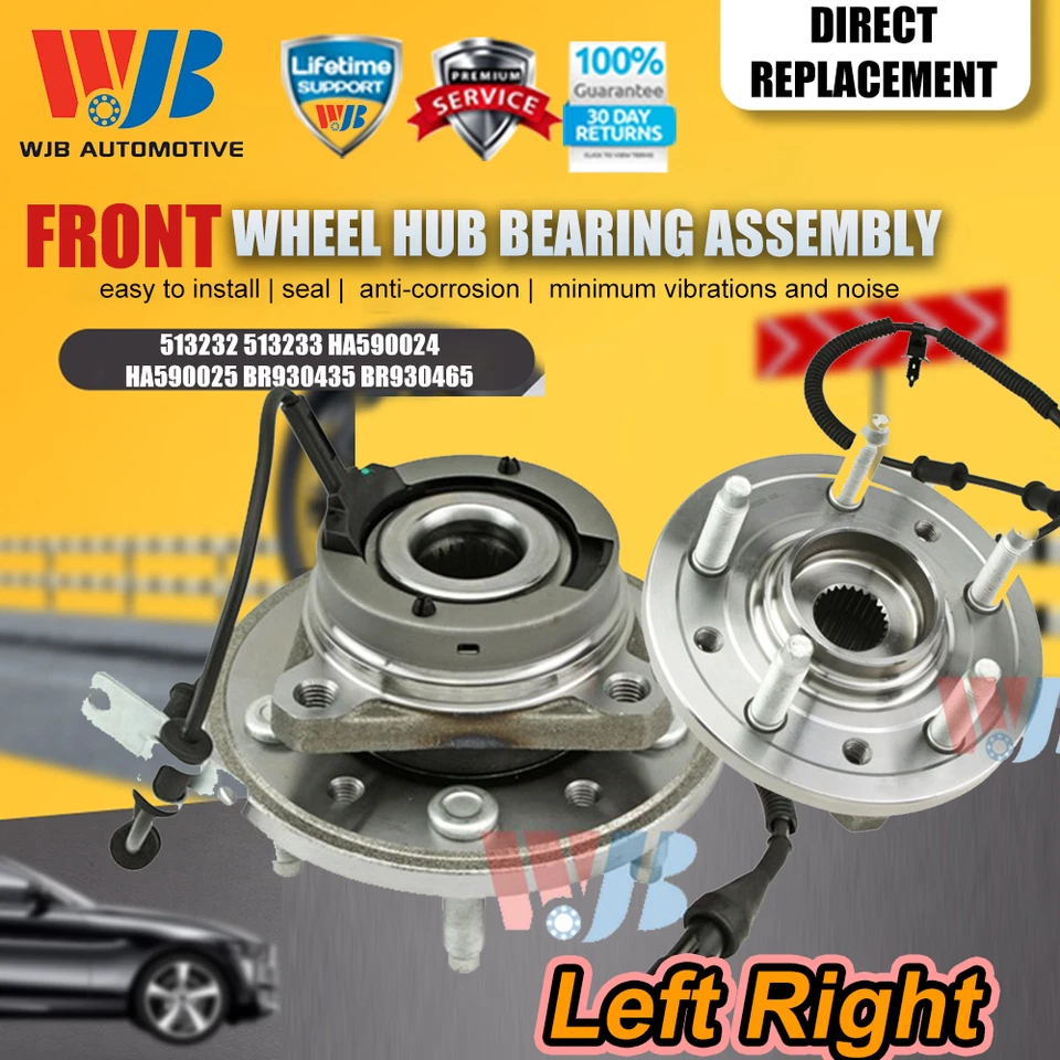 2PCS Front Wheel Hub Bearing Assembly Fit for Ford Freestar/Mercury Monterey - Изображение 1 из 4