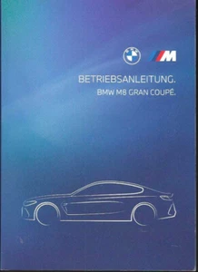 BMW M8 Gran Coupe Betriebsanleitung 2022 F93 Bedienungsanleitung Handbuch BA - Bild 1 von 1
