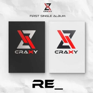 K-POP CRAXY 1st Single Album [RE_] CD+68p Book+P.Card+Film+Sticker+Folded Poster - Bild 1 von 8