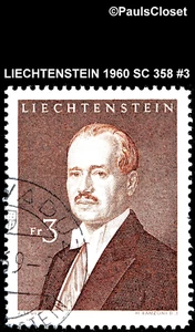 LIE 1960 SC 358 PRÍNCIPE FRANZ JOSEPH II MARRÓN PROFUNDO UNG MUY FINO #3 - Imagen 1 de 2