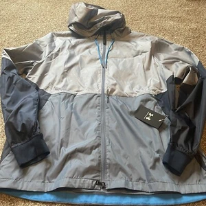 Men’s Under Armour Field House Full Zip Jacket Washed Blue Gray XL - Picture 1 of 4