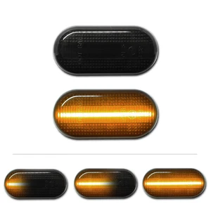 SCHWARZE LED Seitenblinker Renault Twingo I II III 1 2 3 Clio Dacia - Bild 1 von 6