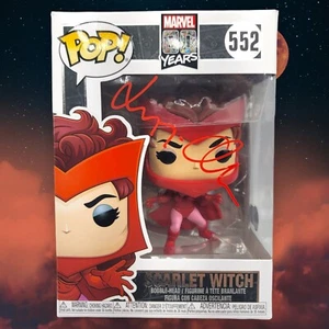 Funko Pop 552 Beckett Witch Wandavision firmado por Elizabeth Olsen - Imagen 1 de 9