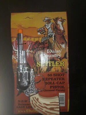 Gorra de juguete pistola Daisy Country Settler tapa enrollable 4417 Foto 1 de 4