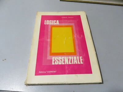 Enrico Massa - LÓGICA ESENCIAL - Editrice Zephyr Roma 1971 - Imagen 1 de 4