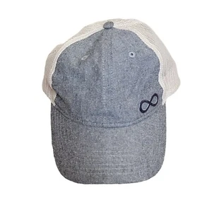 Gray Infinity Trucker Hat Straub Marketing Cap America Adjustable One Size - Picture 1 of 10