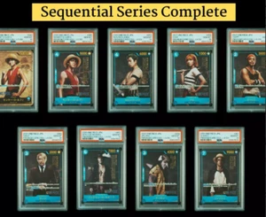 PSA10 2024 ONE PIECE PREMIUM CARD COLLECTION SEQUENTIAL SERIES COMLETE - Picture 1 of 1