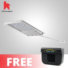 Keimavgear Waterproof Long Handle Solar LED Light Free Auto Cool Solar Fan