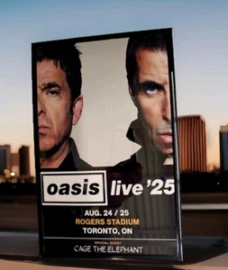 Oasis 25th Anniversary Tour Toronto Framed Concert Poster - Picture 1 of 2