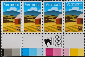 Scott US 2533: Vermont Statehood 1991, Block of 4, Mint NH OG, FREE Shipping! - Picture 1 of 2