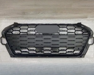 For Audi 2020 2021 2022 A4 S4 Grille S4 Style Black Honeycomb Front Bumper Grill - Imagen 1 de 3