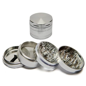 SNICE DiamondGrip Grinder 4 piezas - 55 mm - gris plata - Imagen 1 de 8