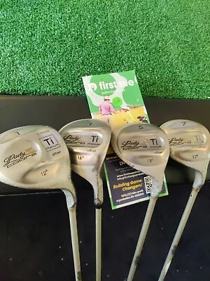 Lady Cobra Oversize Ti Offset Driver-3-5-7 Woods Set Graphite Shaft - Image 1 of 4