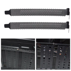 20 Stücke Belüftete Steckplatzabdeckungen für Computer Metall Mesh PCI Schlitz - Bild 1 von 12