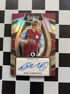2023-24 Panini Select Premier League Signatures Marc Albrighton Aston Villa b - Bild 1 von 2