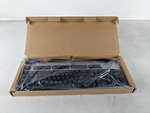 New HP 382641-001 Wired PS/2 Black/Silver Keyboard - Picture 1 of 6