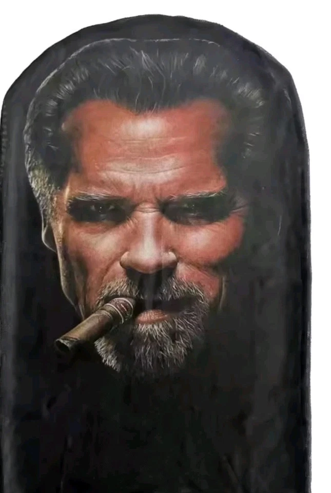 💪🚬🪖Arnold Schwarzenegger MESH PULLOVER SEETHRU FACE MASK HALLOWEEN TERMINATOR - Image 1 of 3