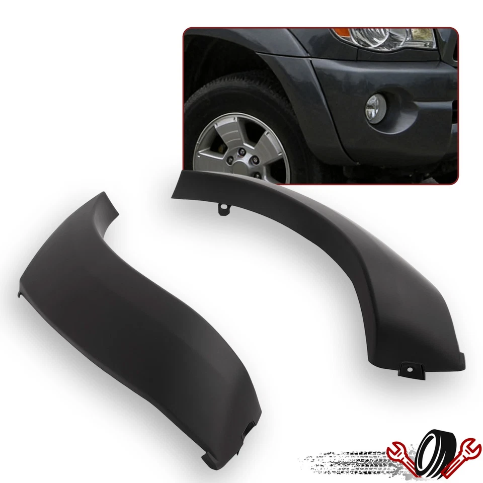NEW Left & Right Front Bumper End Cap Fender Extension For Toyota Tacoma 2005-11 Foto 1 de 4