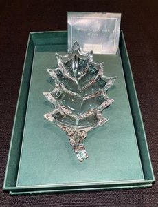 Marquis by Waterford Kristall Stechpalmenschale für Süßigkeiten oder Nüsse in OVP - Bild 1 von 6