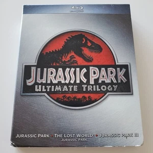 Jurassic Park Ultimate Trilogy 1 2 3 (Blu-ray, 3-Disc) TESTED & WORKING - Picture 1 of 14