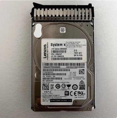 Suitable for 00NA527 2T 7.2K SATA 6G 2.5 00NA526 00NA530 server hard drive - Image 1 of 2