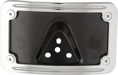 Disco duro cromado Rr matrícula curvada horizontal Fat Boy Lo 10-17 Foto 1 de 3