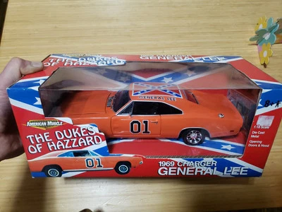 Ertl 1:18 Dukes of Hazzard General Lee Diecast Vehicle 1969 Dodge Charger - Image 1 of 4