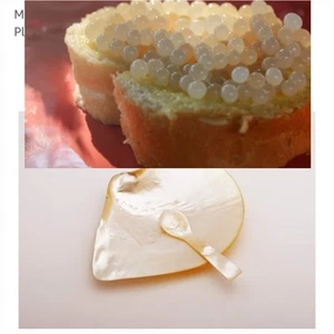 SPECIALITY WOIODSMOKED SNAIL EGG CAVIAR 30g & MOTHER OF PEARL CAVIAR SEt - Picture 1 of 4