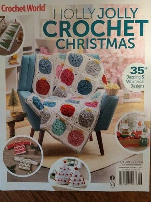 钩针世界杂志 Holly Jolly 钩针编织圣诞令人眼花缭乱的设计 2024 — 第 1/4 张图片