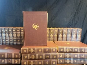 Encyclopedia Americana 1954 Edition Complete Set Volumes 1-30 with Index Maroon - Picture 1 of 4